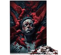 Puzzles for Adults 1000 Puzzles Nightmares Wooden Jigsaw Puzzles Puzzling for Gift 50x75cm