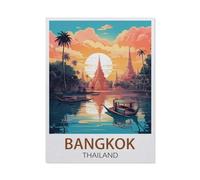 Puzzles for Adults Jigsaw Puzzles 1000 Pieces for Adults Kids，Bangkok Thailand，Artwork Intellective Educational Toys Gifts（38x52cm）-EX47