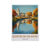 Puzzles for Adults Jigsaw Puzzles 1000 Pieces for Adults Kids，Bourton on The Water England，Paper Puzzle Jigsaw Puzzle Artwork Intellective Educational Toys Gifts（50x70cm）-FB84