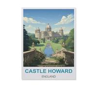 Puzzles for Adults Jigsaw Puzzles 1000 Pieces for Adults Kids，Castle Howard England，Artwork Intellective Educational Toys Gifts（50x70cm）-FG86