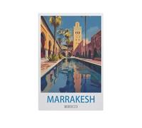 Puzzles for Adults Jigsaw Puzzles 1000 Pieces for Adults Kids，Marrakesh Morocco，Paper Puzzle Jigsaw Puzzle Artwork Intellective Educational Toys Gifts（50x70cm）-FX44