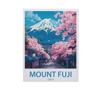 Puzzles for Adults Jigsaw Puzzles 1000 Pieces for Adults Kids，Mount Fuji Japan，Paper Puzzle Jigsaw Puzzle Artwork Intellective Educational Toys Gifts（38x52cm）-EC43