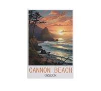 Puzzles for Adults Jigsaw Puzzles 1500 Pieces for Adults Kids，Cannon Beach Oregon，Artwork Intellective Educational Toys Gifts（57x87cm）-FN87