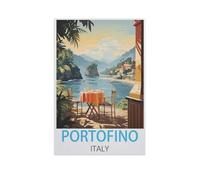 Puzzles for Adults Jigsaw Puzzles 1500 Pieces for Adults Kids，Portofino Italy，Artwork Intellective Educational Toys Gifts（57x87cm）-FT27