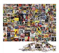 Puzzles for Adults & Kids 1000 Piece Puzzle for Adults Vintage Collage Wooden Jigsaw for Adults is Ideal as a Gift for The Whole Family Great Gift for Adults (50x75cm)