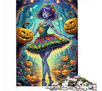 Puzzles for Adults & Kids Halloween Ballet Jigsaw Puzzle 1000 Piece Premium Recycled Board for Adults is Ideal as a Gift for The Whole Family Puzzles Gifts (26x38cm)