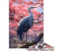 Puzzles for Adults & Kids Serene Sakura Crane 1000 Extra Large Piece Jigsaw Puzzle Wooden Jigsaw for Adults is Ideal as a Gift for The Whole Family Family Fun Games (50x75cm)