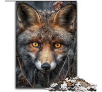 Puzzles Forest Fox 1000 pièces pour Adolescents, Jeu Familial Anti-Stress, défi Difficile, Cadeaux pour Amis et Famille (50x75cm)