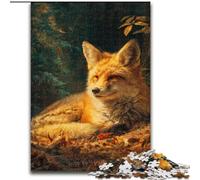 Puzzles Forest Fox 1000 pièces pour Adultes, Cadeaux pour 14 Ans et Plus Entraînez Votre Cerveau et Vos Mains Cadeaux de Noël (50x75cm)