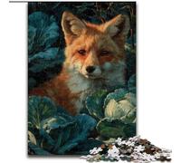Puzzles Forest Fox pour Adolescents 1000 pièces, stimulent Le Cerveau, stimulent la Patience, stimulent l'imagination et stimulent la créativité (50x75cm)