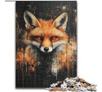 Puzzles Fox Art pour Adultes et Adolescents, 1000 pièces, Jeu Stimulant et interactif en Famille (50x75cm)
