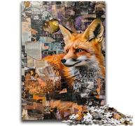Puzzles Fox Graffiti pour Adultes et Adolescents, Jeu éducatif, Jouet, décoration d'intérieur Unique et Cadeaux (50x75cm)