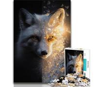 Puzzles Fox pour Adolescents, 1000 pièces, Chaque pièce est Unique - Jeu Familial Stimulant et Amusant (38x26cm)