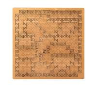 Puzzles Fractal Tray - Puzzle en Bois Qui met Votre Cerveau à Rude épreuve, Puzzle en Bois Qui met Votre Cerveau à Rude épreuve, Labyrinthe créatif Unique et irrégulier (B)