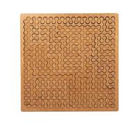Puzzles Fractal Tray - Puzzle en Bois Qui met Votre Cerveau à Rude épreuve, Puzzle en Bois Qui met Votre Cerveau à Rude épreuve, Labyrinthe créatif Unique et irrégulier (D)