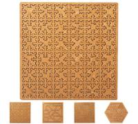 Puzzles Fractal Tray Puzzles, Puzzle en bois dur Difficult pour Adultes, Puzzle unique Irrégulier sans image, Cadeau de jeu inverse (#b)