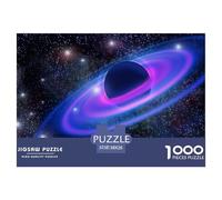 Puzzles Galaxie Violet et Bleu étanche 1000 pièces pour Adultes, Cadeaux stimulants et stimulants pour la décoration de la Maison