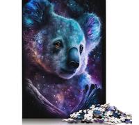 Puzzles Galaxy Animal Koala 1000 pièces pour Adolescents, Cadeaux, Puzzles en Bois pour Adultes, Jeux éducatifs à Domicile, Jouets DIY 1000 pièces (75 x 50 cm)