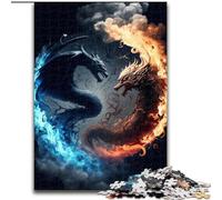 Puzzles Galaxy Art Dragon Puzzles en Carton pour Adultes Taille 26x38cm Cadeau Parfait pour Les Parents, Les Amoureux, Les Amis - 14 Ans et Plus