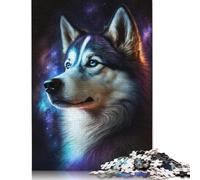 Puzzles Galaxy Art Husky pour Adultes, 1 000 pièces, Amusants et stimulants, pour Enfants de 12 Ans et Plus, Cadeau de Noël, 1 000 pièces (75 x 50 cm)