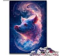 Puzzles Galaxy Art Pig pour Adultes et Adolescents, 1000 pièces, Jeux éducatifs, décoration d'intérieur, Cadeau d'anniversaire, Art Mural (50x75cm)