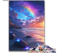 Puzzles Galaxy Beach Night View pour Adultes et Adolescents, à partir de 14 Ans, décoration Murale, Cadeaux Uniques pour Anniversaire et Noël (70x100cm)