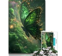 Puzzles Galaxy Butterfly pour Adolescents, Jeu Stimulant et Familial avec des pièces de Formes aléatoires entièrement emboîtables (75x50cm)