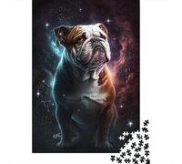 Puzzles Galaxy Colour Bulldog pour Adultes, 1 000 pièces, Jeu éducatif pour Adolescents, défi, Cadeaux de Noël, 1 000 pièces (38 x 26 cm)