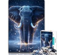 Puzzles Galaxy Elephant pour Adultes, 1000 pièces, Jeux d'activités familiales Difficiles et stimulants, Jouets à Faire soi-même pour décoration Murale de la Maison, Cadeaux (75x50cm)