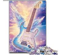Puzzles Galaxy Guitar pour Adultes et Adolescents, 1000 pièces, Jeux éducatifs et éducatifs pour Toute la Famille, avec Affiche et fiche de Questions (26x38cm)