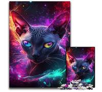 Puzzles Galaxy Hippo pour Adultes, Puzzles en Bois de 1000 pièces pour Adultes et Adolescents, soirée de Jeux en Famille, idée Cadeau stimulante pour Le Cerveau 50x75cm/19,68x29,52 Pouces