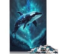 Puzzles Galaxy Killer Whale 500 pièces pour Adultes, Jouets éducatifs, Jeux en Famille, Cadeaux d'anniversaire, 500 pièces (52 x 38 cm)