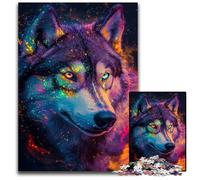 Puzzles Galaxy Labrador pour Adultes, Puzzles en Bois de 1000 pièces pour Adultes et Adolescents, soirée de Jeux en Famille, idée Cadeau stimulante pour Le Cerveau 50x75cm/19,68x29,52 Pouces