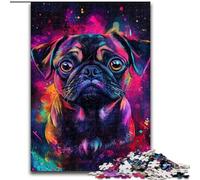 Puzzles Galaxy Raccoon pour Adolescents 1000 pièces, Jeux éducatifs et Anti-Stress, avec Père Noël (50x75cm)