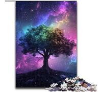 Puzzles Galaxy Tree of Life 1000 pièces pour Adolescents, Jouets éducatifs, Anti-Stress, Cadeaux d'anniversaire Uniques (50x75cm)