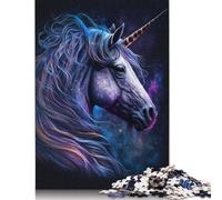 Puzzles Galaxy Unicorn 1000 pièces pour Adultes Puzzles pour Adultes Puzzle 1000 pièces Jeux éducatifs 1000 pièces (75x50cm)