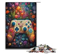 Puzzles Gamepad Plants 1000 pièces Cadeaux pour Adultes liste de souhaits de Noël avec Père Noël pour Adolescents de 14 Ans et Plus 1000 pièces (38 x 26 cm)