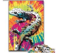 Puzzles Gecko Aquarelle pour Adolescents 2000 pièces, Jeux Amusants, Chaque pièce est Unique - Jeu Familial Stimulant (70x100cm)