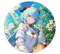 Puzzles Genshin Impact Ganyu pour Adultes, 1000 pièces, Puzzles stimulants, Loisirs créatifs en Famille, Parfaits pour Les Anniversaires et Les Vacances, 67,5 x 67,5 cm