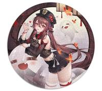 Puzzles Genshin Impact Hu Tao 1000 pièces pour Adultes, Puzzles en Papier, Interaction familiale et défi cérébral, défi d'activité familiale 1000 pièces (67,5x67,5cm)