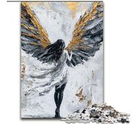 Puzzles Golden Angel pour Adultes et Adolescents, Staycation Kill Time, Chaque pièce est Unique - Jeu Familial Stimulant et Amusant (50x75cm)