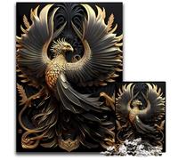 Puzzles Golden Phoenix de 1 000 pièces stimulants Parfaits pour Les réunions de Famille Les Anniversaires Les Vacances 1 000 pièces (38 x 26 cm)