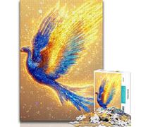 Puzzles Golden Phoenix pour Adultes, 1000 pièces, Jouets éducatifs et éducatifs, Jeux familiaux avec Affiche et fiche de Questions-réponses Assorties, 50x75cm