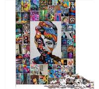 Puzzles, Graffiti Art, Puzzle 1000 pièces, Puzzle en Carton, Passe-Temps pour Adultes, à partir de 12 Ans, Jeu éducatif, Taille du défi (26x38 cm)