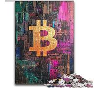 Puzzles Graffiti Bitcoin pour Adultes et Adolescents, 2000 pièces, à partir de 14 Ans Entraînez Votre Cerveau et Vos Mains Cadeaux de Noël (70x100cm)
