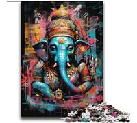 Puzzles Graffiti Éléphant Bouddha pour Adolescents, Jouets éducatifs, Anti-Stress, Cadeaux d'anniversaire Uniques (70x100cm)
