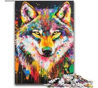 Puzzles Graffiti Wolf pour Adolescents (2000 pièces), à partir de 14 Ans Entraînez Votre Cerveau et Vos Mains Cadeaux de Noël (70x100cm)