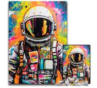 Puzzles Graffitis astronautes 1000 pièces pour Adultes, Parfaits pour Les réunions de Famille, Les Anniversaires et Les Vacances 26x38cm / 10,23x14,96 Pouces