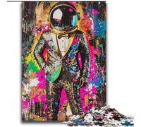 Puzzles Graffitis astronautes pour Adolescents (2000), Jeux éducatifs et Anti-Stress, avec Père Noël (70x100cm)