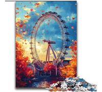 Puzzles Grande Roue pour Adultes 2000 pièces, Jeux éducatifs et Anti-Stress, avec Père Noël (70x100cm)